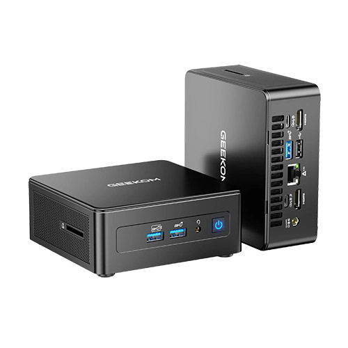 Vista frontal del Mini PC Geekom IT15