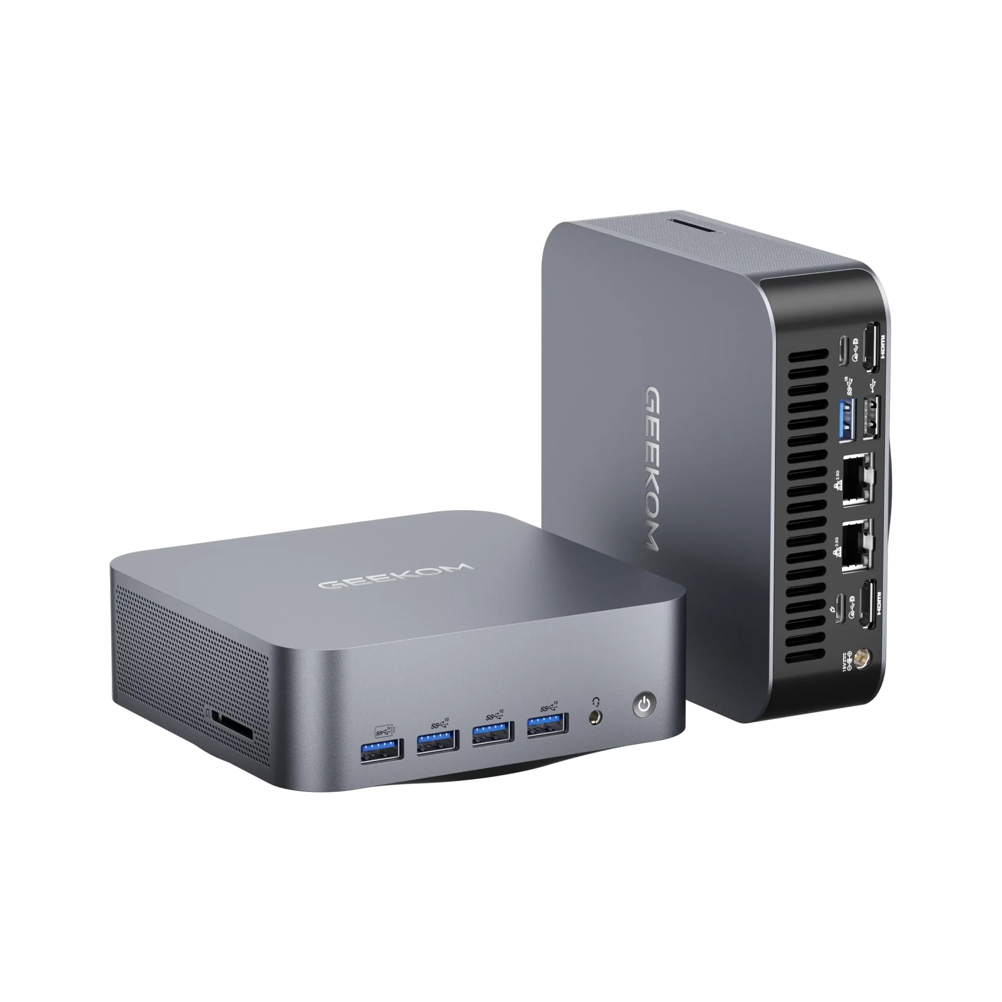 Vista frontal del Mini PC Geekom GT1 Mega