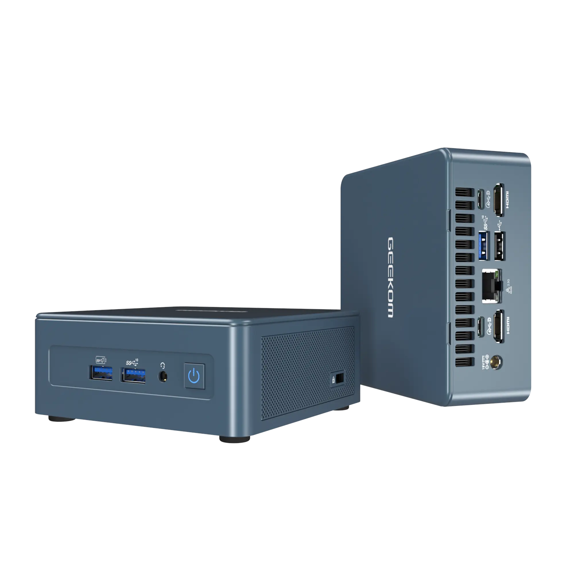 Vista frontal del Mini PC Geekom IT12